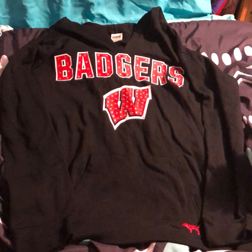 Women Wisconsin Badgers hoodie, never worn.
